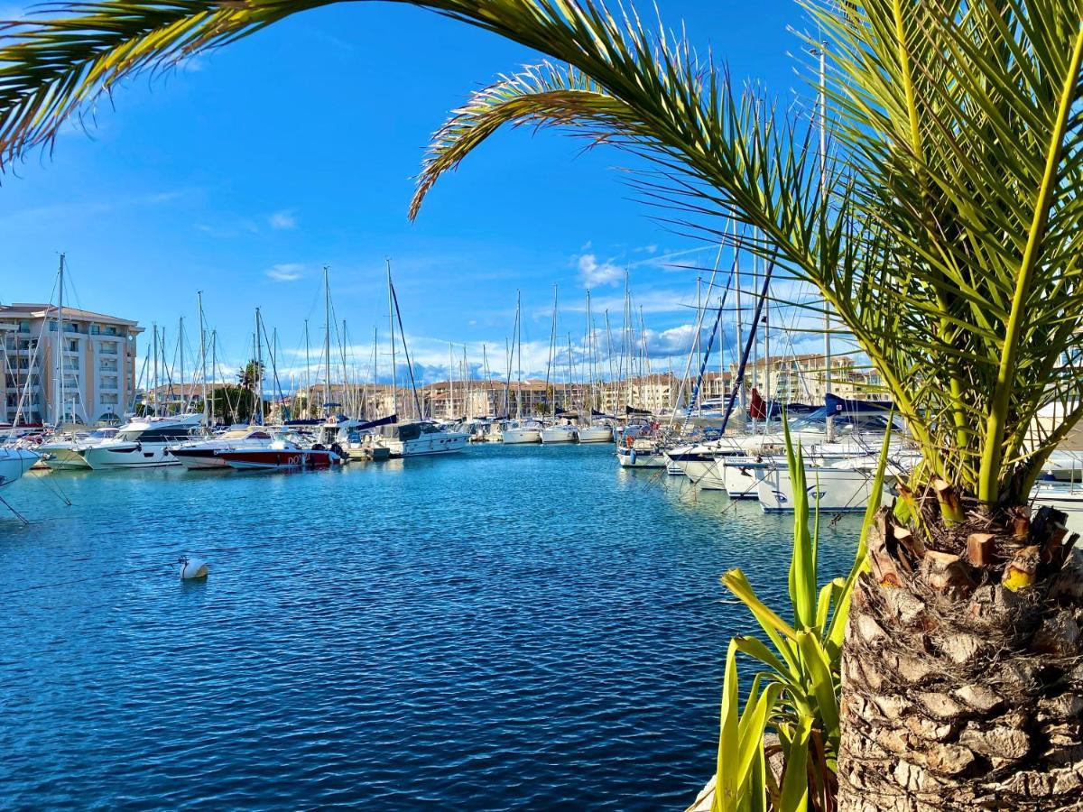 Port-Frejus, Le Paladien, Appartement 2 Pieces Climatise, Terrasse & Parking Dış mekan fotoğraf
